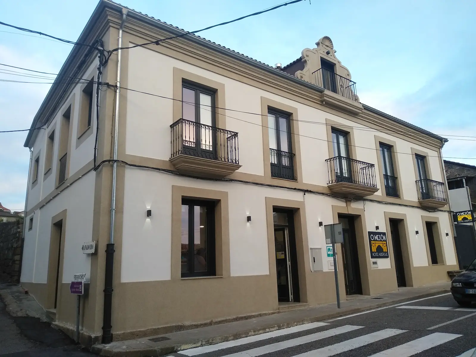 proyecto de albergues hoteles restaurantes de albergue pontesampaio